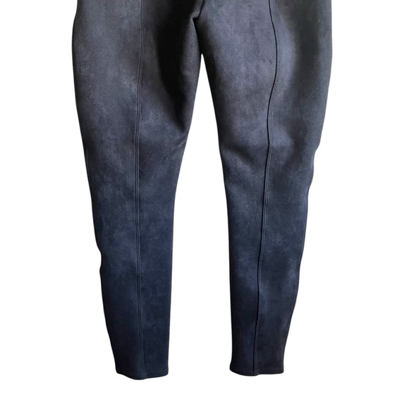 Spanx Black Faux Suede Leggings High Waisted Medium - Picture 7 of 13